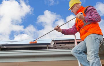 Lanes End soft wash roof cleaning